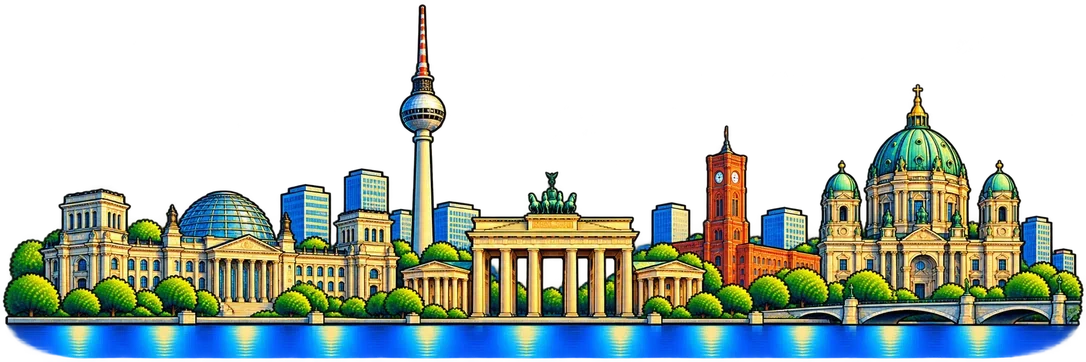 Berlin city skyline