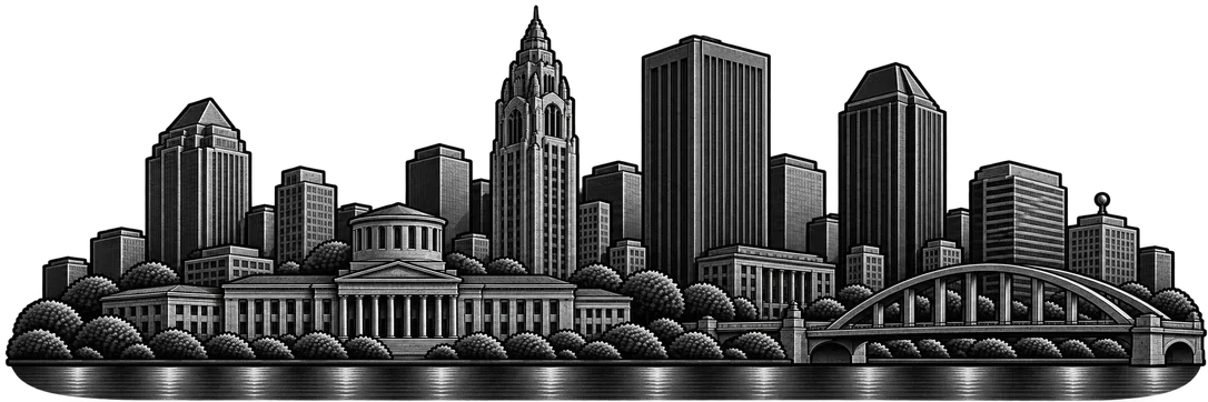 Columbus city skyline