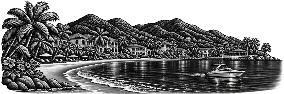 Montego Bay landmark illustration