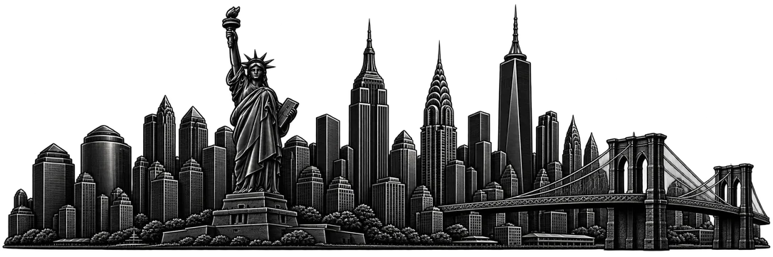 New York city skyline