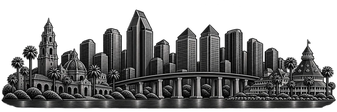 San Diego city skyline