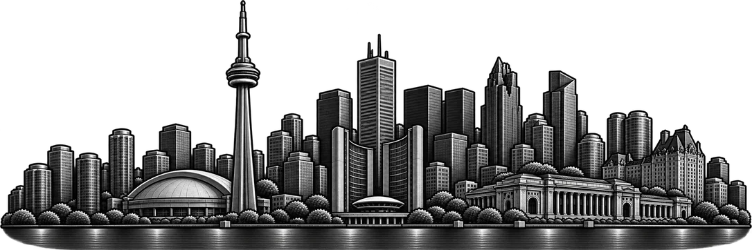 Toronto city skyline