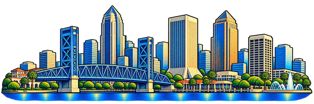 Jacksonville city skyline