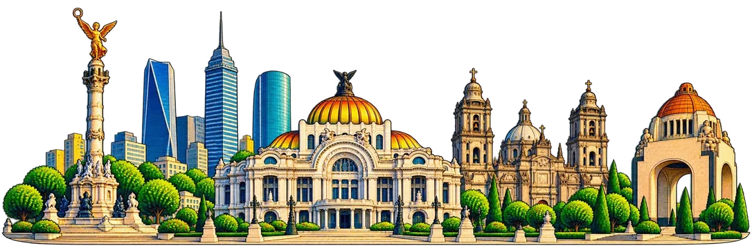 Mexico City city skyline