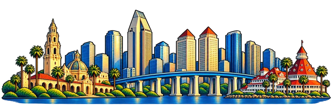 San Diego city skyline