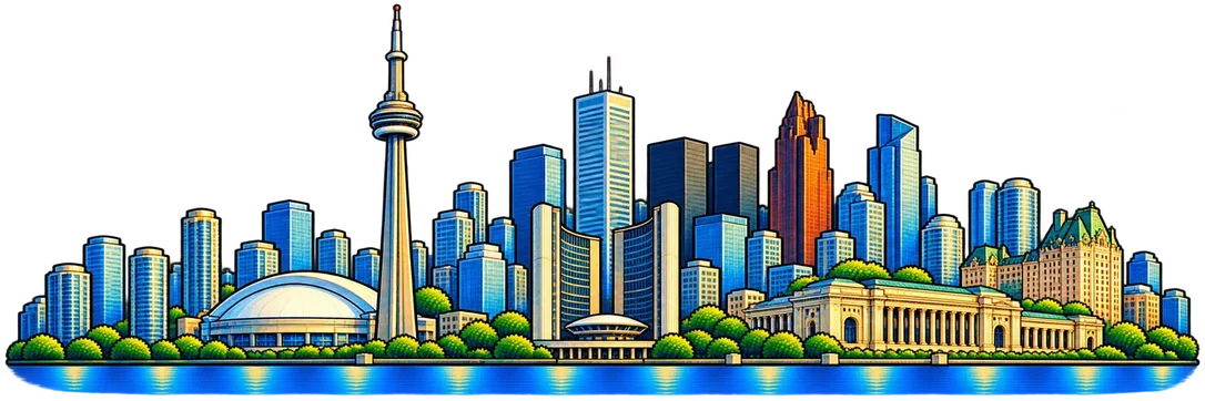 Toronto city skyline