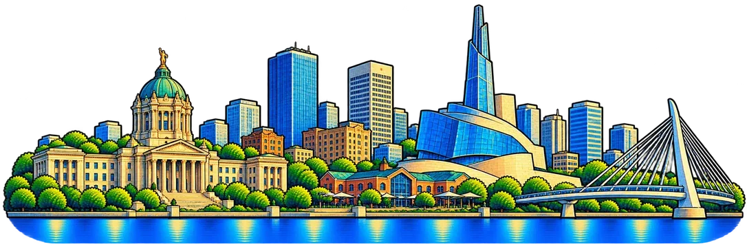 Winnipeg city skyline
