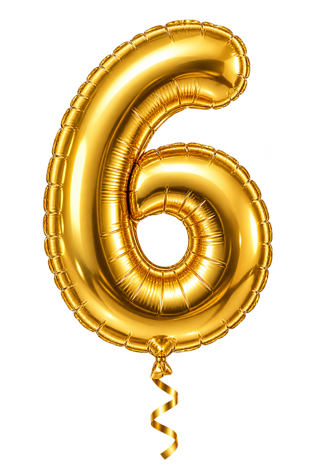 Number 6 balloon