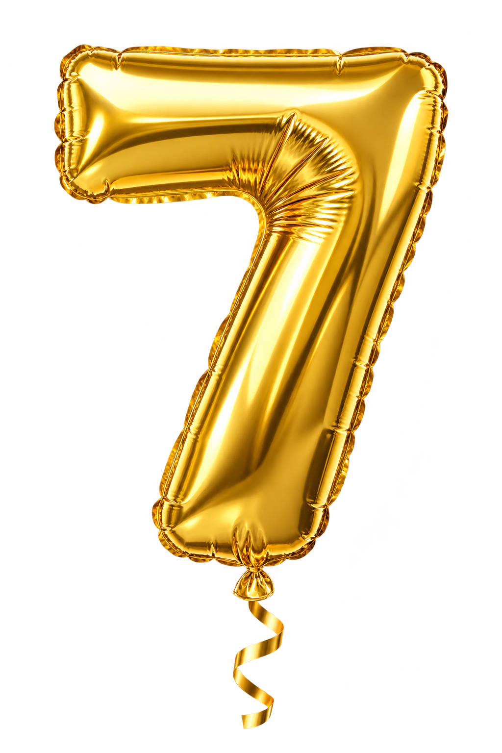 Number 7 balloon