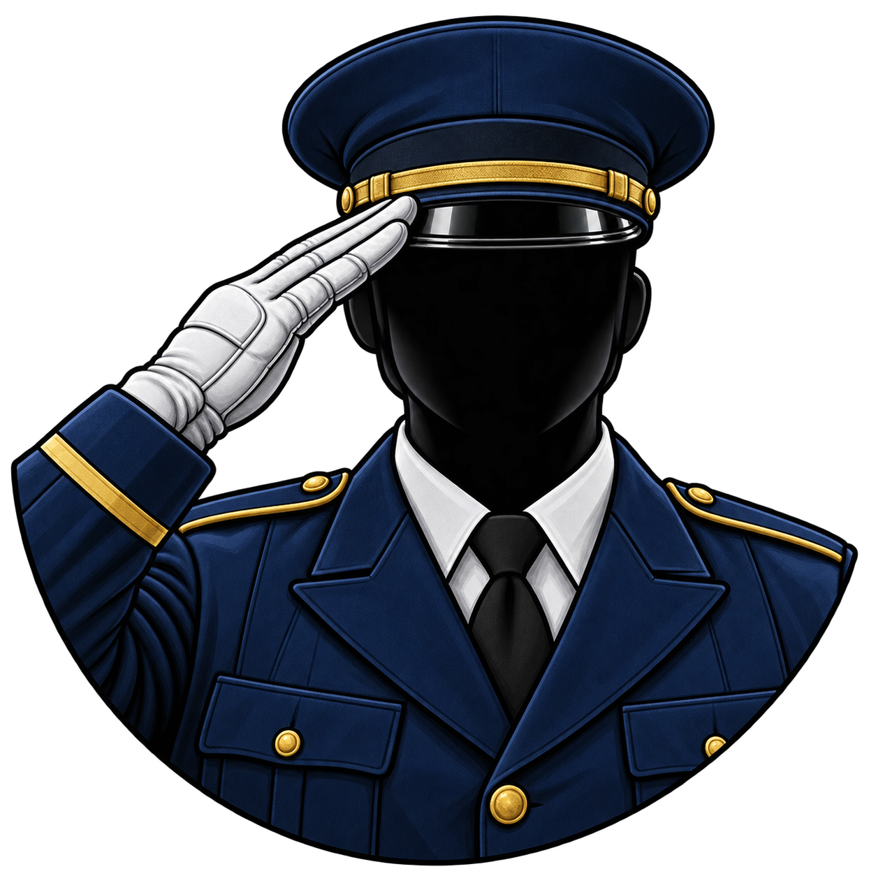 Army Dress uniform salute
