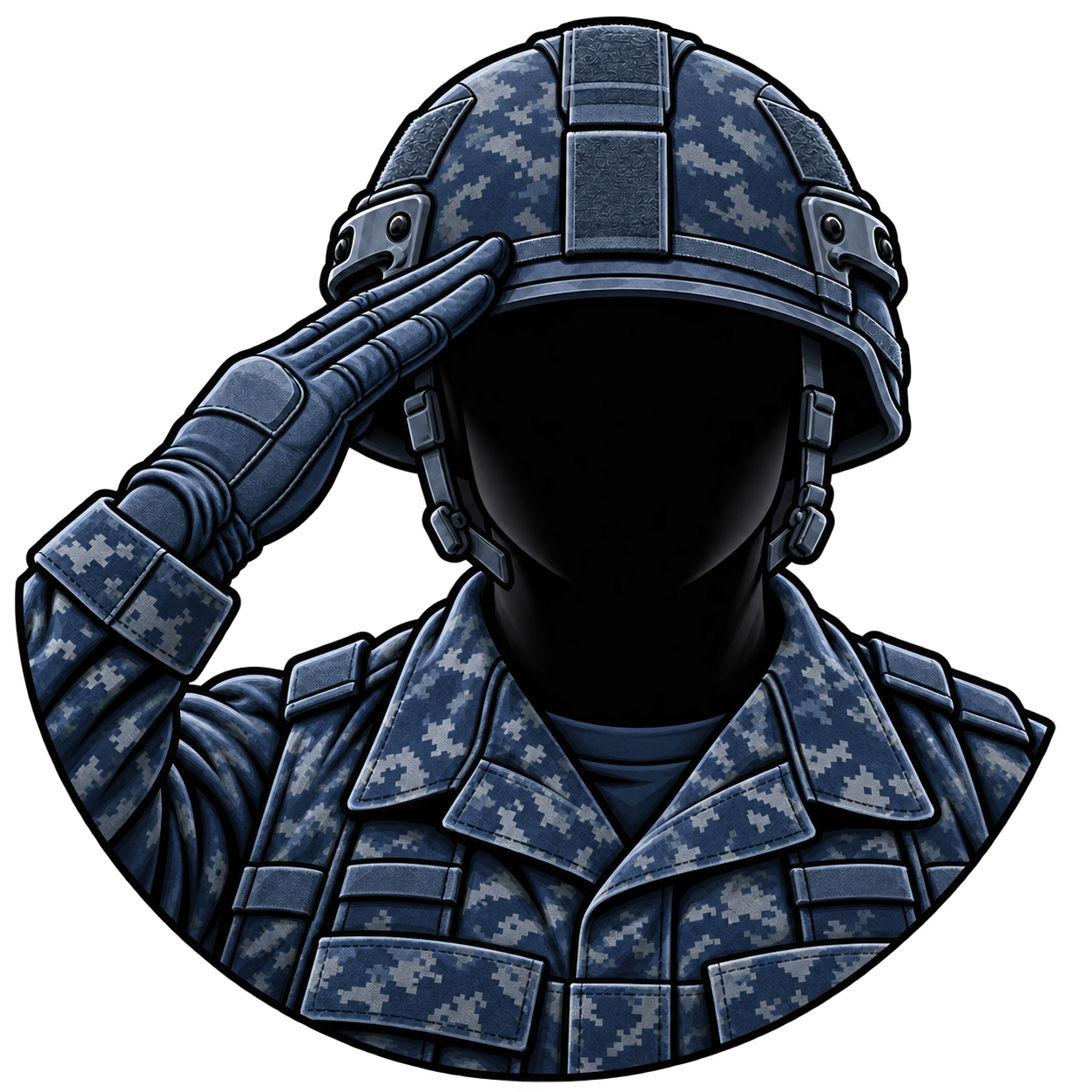 Navy Helmet salute
