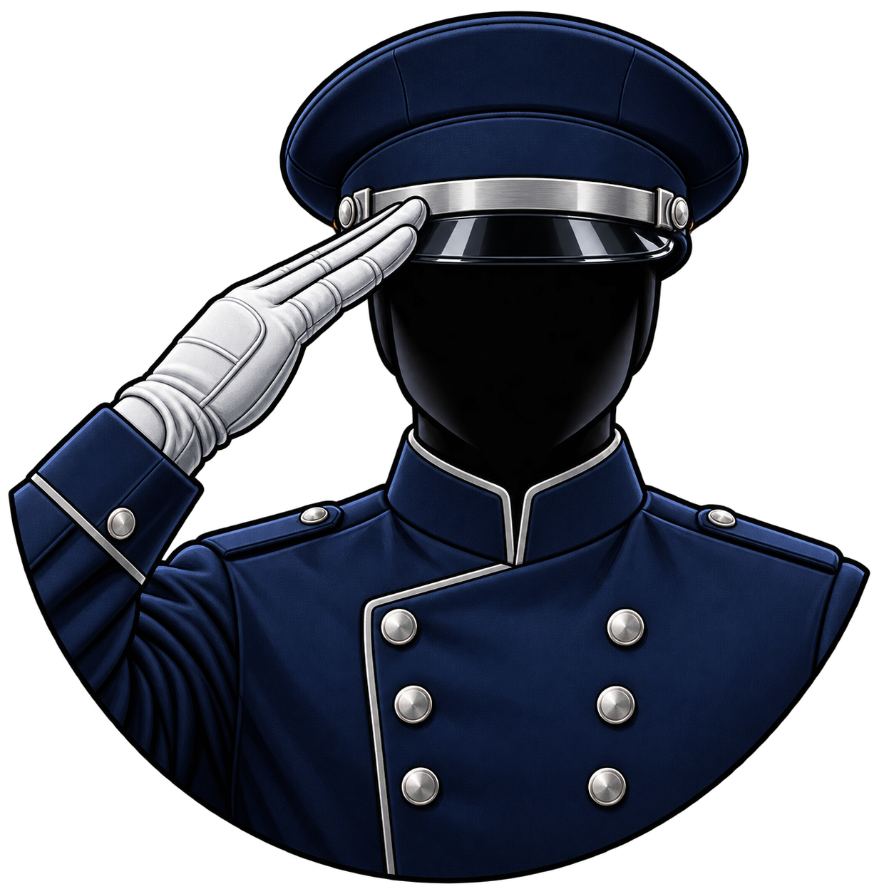 Space Force Dress uniform salute